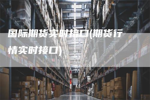 国际期货实时接口(期货行情实时接口)