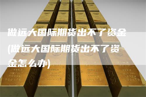 做远大国际期货出不了资金(做远大国际期货出不了资金怎么办)